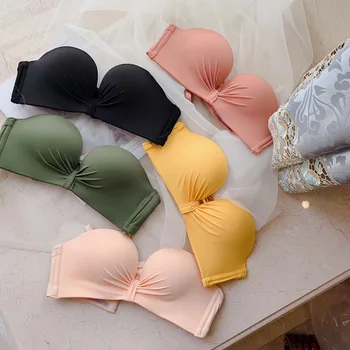 New Fashion Strapless Seamless Bras for Women Sexy Lingerie Push Up Bra Bralette Brassiere Wireless Bra Underwear
New Fashion Strapless Seamless Bras for Women Sexy Lingerie Push Up Bra Bralette Brassiere Wireless Bra Underwear