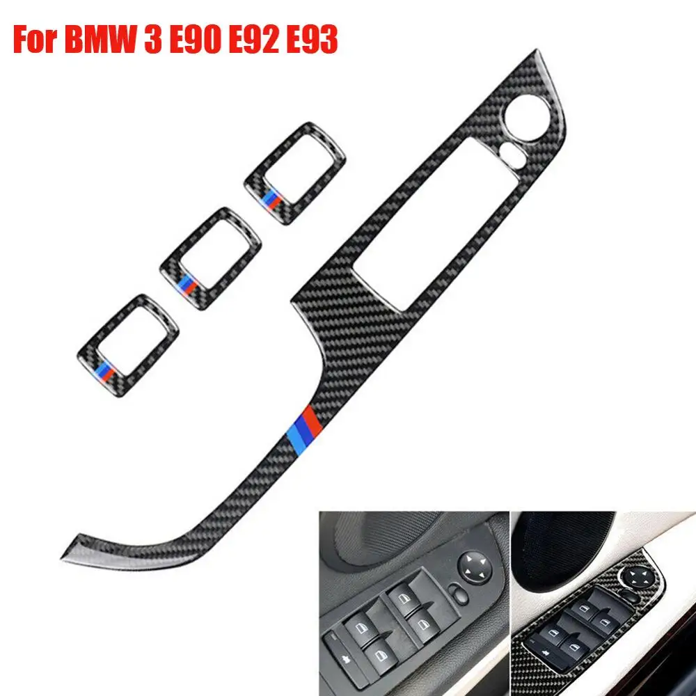 4PCS Door Window Switch Trim Cover For BMW 3 E90 E92 E93 Cover Carbon Fiber M Performance Door Window Switch Cover Accessories
4PCS Door Window Switch Trim Cover For BMW 3 E90 E92 E93 Cover Carbon Fiber M Performance Door Window Switch Cover Accessories