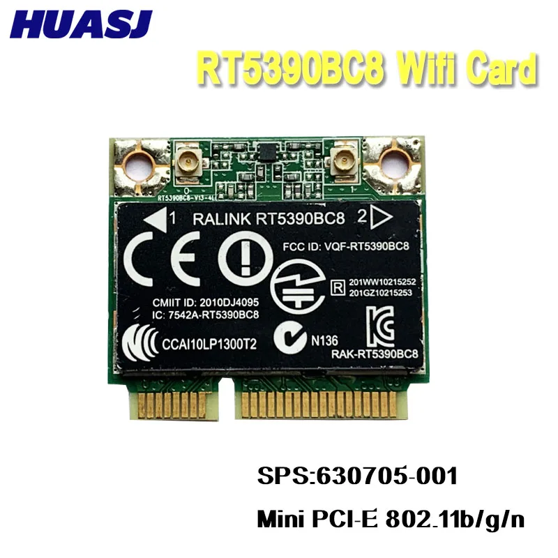 Беспроводная карта Wi-Fi BT3.0 для Ralink RT5390BC8 Half Mini PCI-E 802.11b / g / n для Hp DM1 DV4 DV7 G4 G6 G7 SPS: 630705-001
Беспроводная карта Wi-Fi BT3.0 для Ralink RT5390BC8 Half Mini PCI-E 802.11b / g / n для Hp DM1 DV4 DV7 G4 G6 G7 SPS: 630705-001