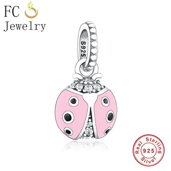 FC Jewelry Fit Original Pandora Charm Bracelet 925 Sterling Silver Animal Pink Enamel Ladybird Ladybug Bead Making Berloque
FC Jewelry Fit Original Pandora Charm Bracelet 925 Sterling Silver Animal Pink Enamel Ladybird Ladybug Bead Making Berloque
