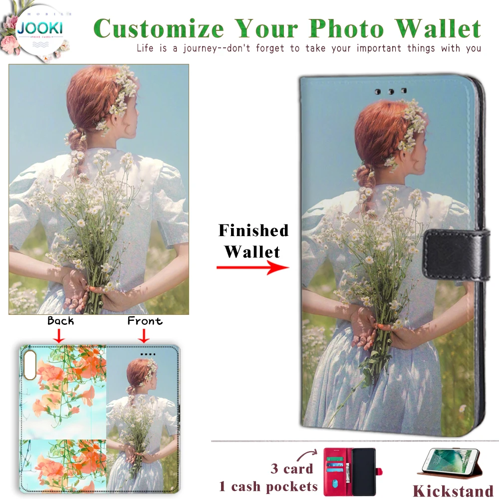 Wiko View XL Personalized New Leather Flip Wallet Folio Phone Case Cover For Customize Your Photo | Мобильные телефоны и