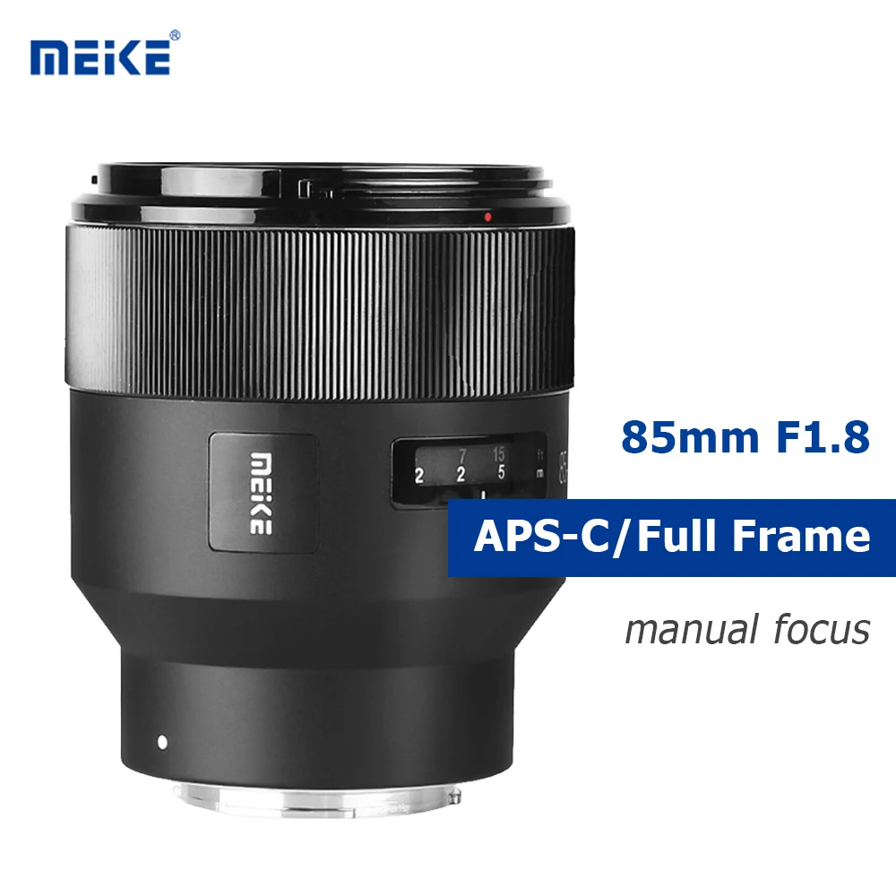 MEIKE 85mm F1.8 Camera Lens Fixed Manual Focus Lens supports APS-C/Full Frame Lens for SONY E mount Camera A7RIII A7III A7M3
MEIKE 85mm F1.8 Camera Lens Fixed Manual Focus Lens supports APS-C/Full Frame Lens for SONY E mount Camera A7RIII A7III A7M3