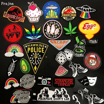 Prajna Cartoon Stranger Things Patch Embroidered Patches For Clothing Iron On Patches On Clothes Jurassic Park Stripes
Prajna Cartoon Stranger Things Patch Embroidered Patches For Clothing Iron On Patches On Clothes Jurassic Park Stripes