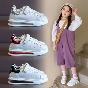2020 Spring Autumn Children's Board Shoes Mesh Breathable PU White Shoes Girls Bottom Velcro Round Toe Comfortable Sports Shoes
2020 Spring Autumn Children's Board Shoes Mesh Breathable PU White Shoes Girls Bottom Velcro Round Toe Comfortable Sports Shoes