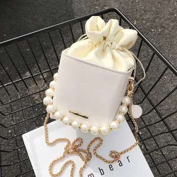 Square Box Crossbody Bags for Women Solid Pearl Chain Handbags Female Luxury Designer Drawstring Mini Shoulder Messenger Bags
Square Box Crossbody Bags for Women Solid Pearl Chain Handbags Female Luxury Designer Drawstring Mini Shoulder Messenger Bags