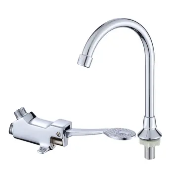 Foot Pedal Control Valve Faucet Kitchen Sink Water Tap Vertical Basin Switch Faucet Single Cold Tap
Foot Pedal Control Valve Faucet Kitchen Sink Water Tap Vertical Basin Switch Faucet Single Cold Tap