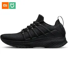 Chaussures de sport d'origine Xiaomi Mijia 2 hommes chaussures de sport en plein air baskets élastiques respirantes à tricoter Vamp chaussures de course(China)