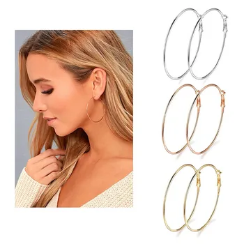 Steel Surgical Large Circle Hoop Earrings Rose Gold for Women Round Circle Earrings Hoops Ear Rings
Steel Surgical Large Circle Hoop Earrings Rose Gold for Women Round Circle Earrings Hoops Ear Rings