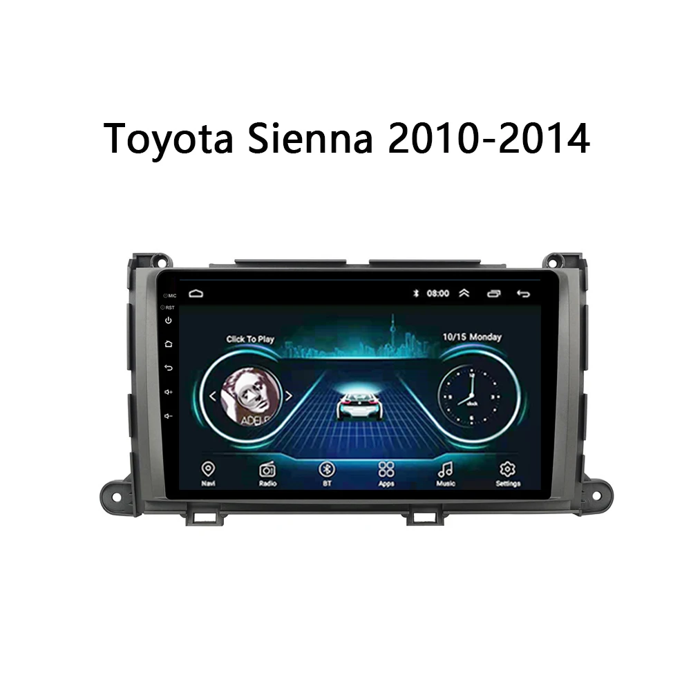 Android 8.1 Quad Core 9" Car radio-player with audio for Toyota Sienna 2010-2014 Exclusive Panel DVD
Android 8.1 Quad Core 9" Car radio-player with audio for Toyota Sienna 2010-2014 Exclusive Panel DVD