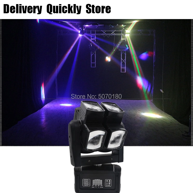Fast Delivery 8Pcs RGBW 4IN1 Mini Dj Led Cross Moving Head Light Good Use for Disco Party KTV bar show home entertainment dance
Fast Delivery 8Pcs RGBW 4IN1 Mini Dj Led Cross Moving Head Light Good Use for Disco Party KTV bar show home entertainment dance