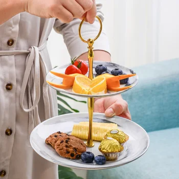 6-inch and 8-inch double-layer European Marble Texture Bone China Fruit Plate Cake Plate Snack Plate Family Party Tableware
6-inch and 8-inch double-layer European Marble Texture Bone China Fruit Plate Cake Plate Snack Plate Family Party Tableware
