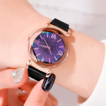 Fashion Simple Starry Dial Stainless Steel Mesh Belt Ladies Romantic Purple Watch Quartz Watch Gift for female Montre Femme
Fashion Simple Starry Dial Stainless Steel Mesh Belt Ladies Romantic Purple Watch Quartz Watch Gift for female Montre Femme