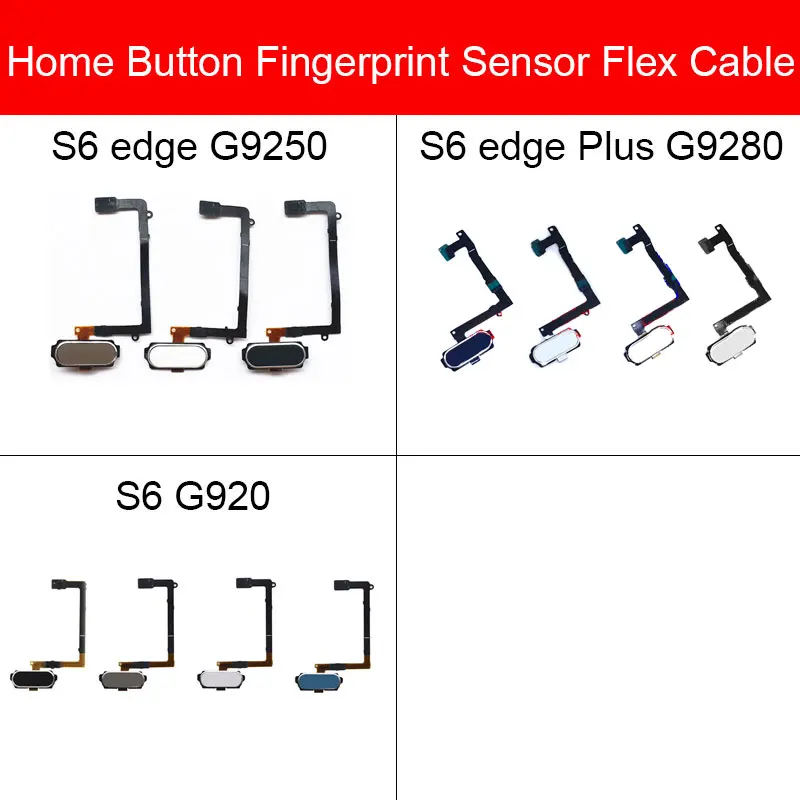

Home Button Flex Cable For Samsung Galaxy S6 Edge Plus G9280 G920 G9250 Return Key Back Botton Fingerprint Touch Repair Parts
