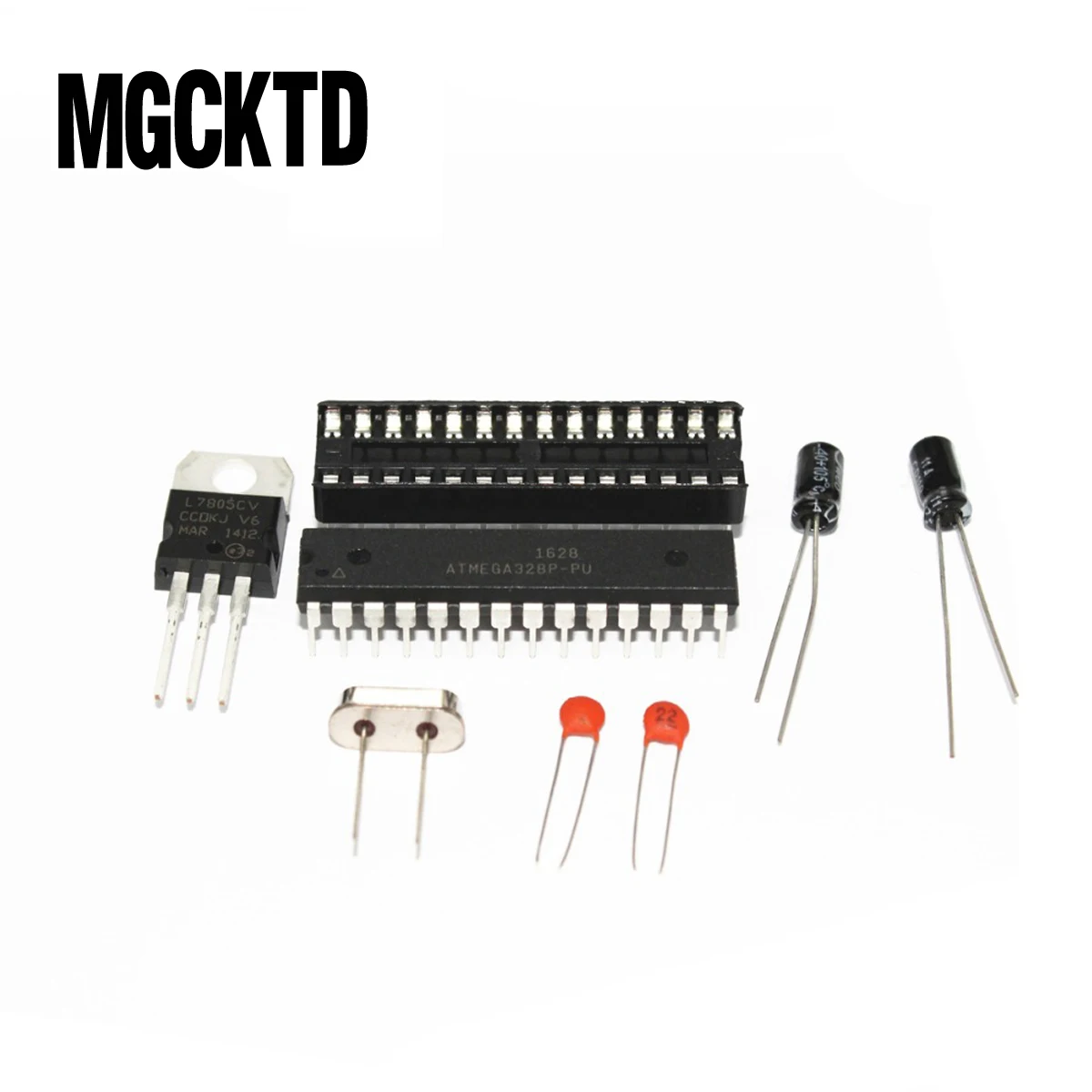 1 лот = 5 комплектов 40 шт. ATMEGA328P-PU без Ar duino загрузчик + DIP разъем и 16 МГц Кристальный