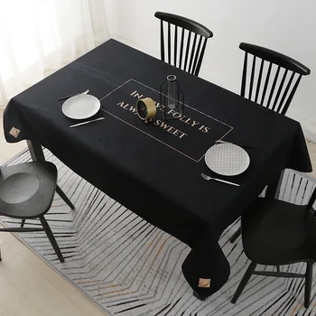 Simanfei Rectangle Tablecloth Waterproof Oil Cloth Fancy Table Cover Overlay Black Decorative Thick Coffee Washable Tablecloth
Simanfei Rectangle Tablecloth Waterproof Oil Cloth Fancy Table Cover Overlay Black Decorative Thick Coffee Washable Tablecloth
