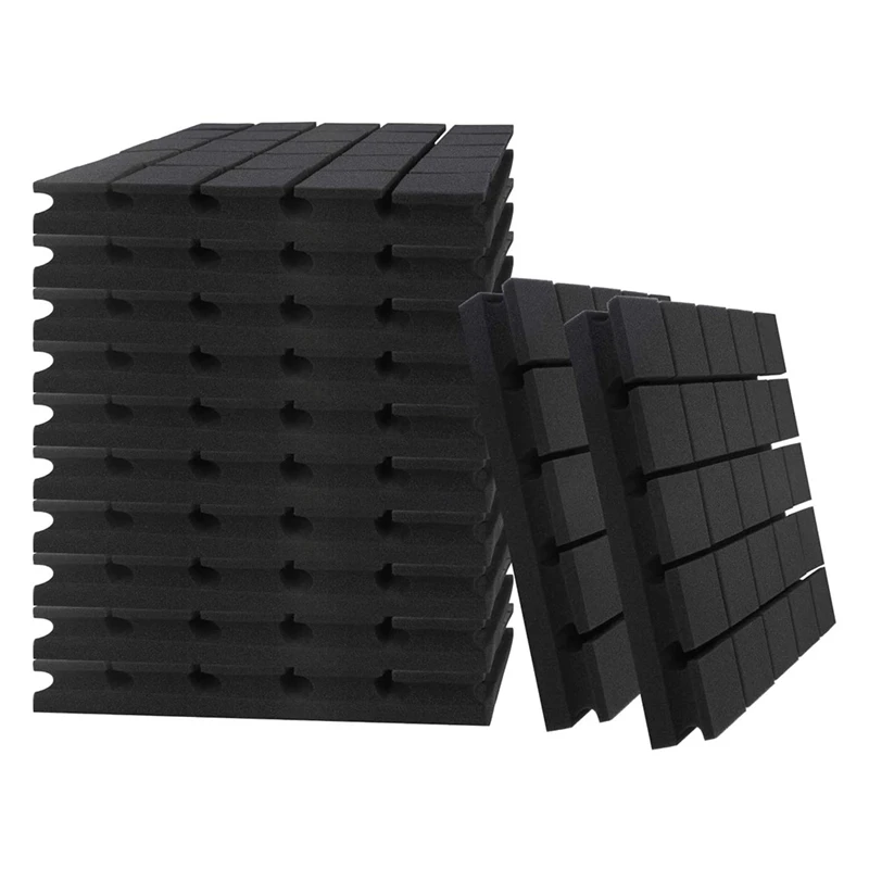 12 Pcs Sound-Absorbing Foam Board,Studio Wedge-Shaped Brick, Sound Insulation Board Wedge-Shaped Board, 25 Square Design
12 Pcs Sound-Absorbing Foam Board,Studio Wedge-Shaped Brick, Sound Insulation Board Wedge-Shaped Board, 25 Square Design