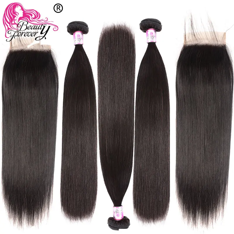 Beauty Forever Straight Malaysian Hair 3 Bundles with 2pcs Closures 4*4 Same Part Remy Human Hair Extension Bundle with Closure
Beauty Forever Straight Malaysian Hair 3 Bundles with 2pcs Closures 4*4 Same Part Remy Human Hair Extension Bundle with Closure