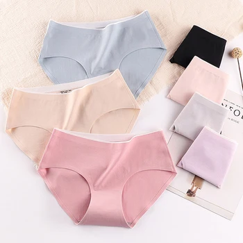 Elifashion New Pure Cotton Underwear Women Mid-waist Seamless Solid Color Briefs Honeycomb Antibacterial Hip-lifting Panties
Elifashion New Pure Cotton Underwear Women Mid-waist Seamless Solid Color Briefs Honeycomb Antibacterial Hip-lifting Panties