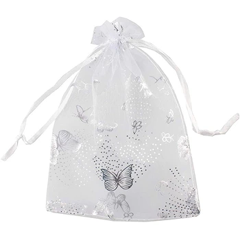 HOT-100Pcs 9X12cm Butterfly Organza Jewelry Gift Pouch Candy Pouch Drawstring Wedding Favor Bags White
HOT-100Pcs 9X12cm Butterfly Organza Jewelry Gift Pouch Candy Pouch Drawstring Wedding Favor Bags White