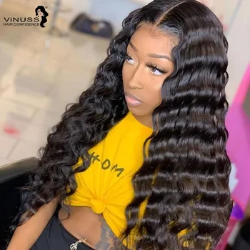 Deep Wave Full Lace Human Hair Wigs Pre Plucked Middle Part Full Lace Wig Bleached Knots For Women Brazilian Remy Hair Wig
Deep Wave Full Lace Human Hair Wigs Pre Plucked Middle Part Full Lace Wig Bleached Knots For Women Brazilian Remy Hair Wig