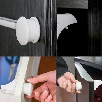 1set Magnetic Child Lock Protective Baby Cabinet Door Child Multi-function Lock Drawer Invisible Home Magnetic Lock Securit P5X6
1set Magnetic Child Lock Protective Baby Cabinet Door Child Multi-function Lock Drawer Invisible Home Magnetic Lock Securit P5X6