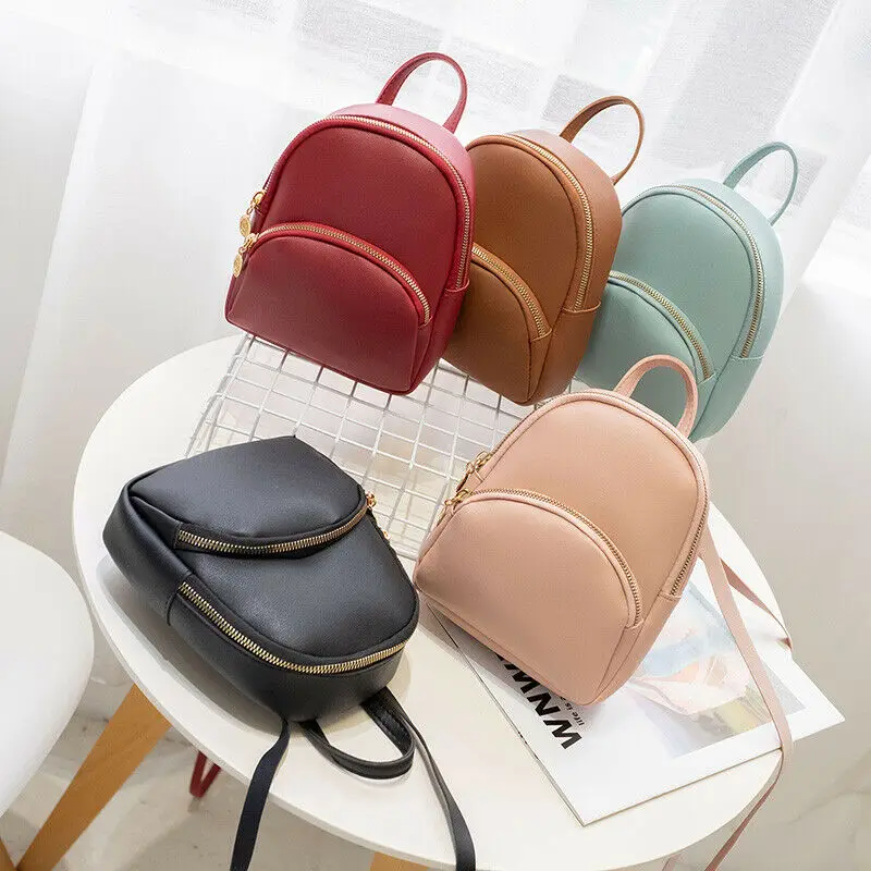Фото Новый женский мини-рюкзак для девочек Повседневная Портативная сумка через