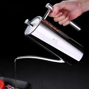 Stainless Steel Oil Vinegar Dispenser Bottle Sprayer Kitchen Cooking Oil Container Storage Box Tools 
Stainless Steel Oil Vinegar Dispenser Bottle Sprayer Kitchen Cooking Oil Container Storage Box Tools