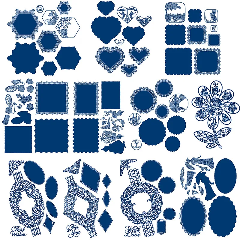 Lace Background Set Metal Cutting Dies for Scrapbooking and Cards Making Paper Craft Dies New 2019
Lace Background Set Metal Cutting Dies for Scrapbooking and Cards Making Paper Craft Dies New 2019