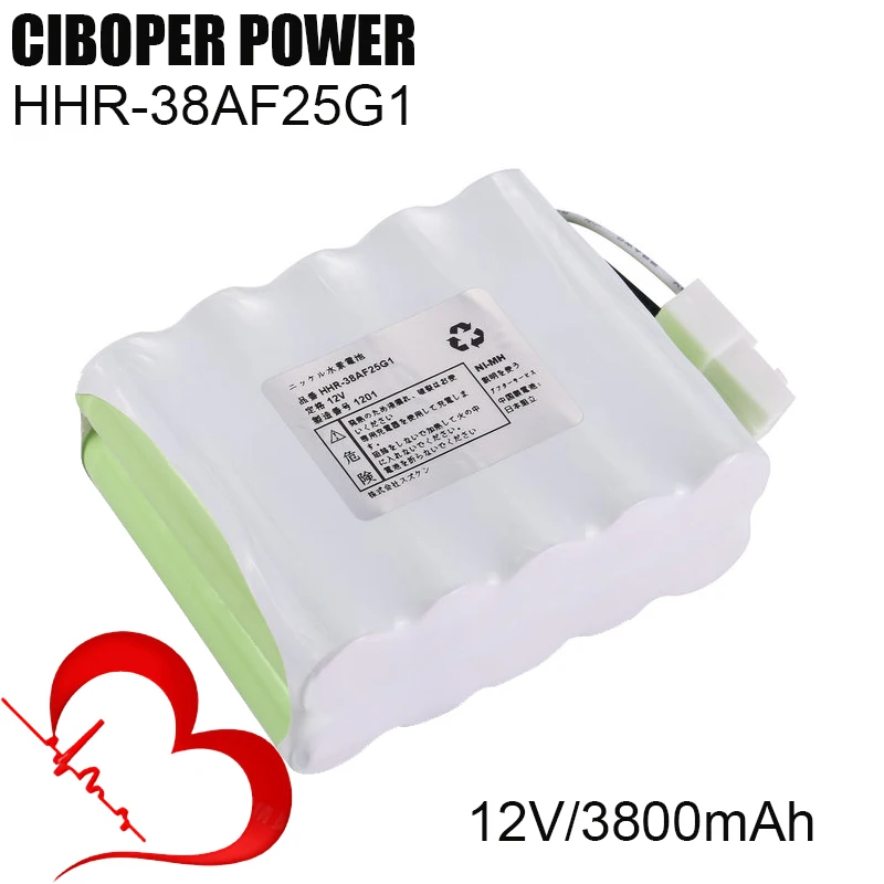 CP Medical Battery HHR-38AF25G1 12V 3800mAh For Replacement of Cardico 1210 1211 ECG EKG Vital Signs Monitor Battery
CP Medical Battery HHR-38AF25G1 12V 3800mAh For Replacement of Cardico 1210 1211 ECG EKG Vital Signs Monitor Battery