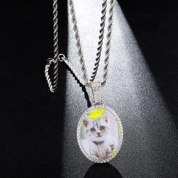 Hip Hop Custom Made Photo Iced Out Bling Cubic Zircon Round Necklace & Pendant For Men Jewelry With Tennis Chain
Hip Hop Custom Made Photo Iced Out Bling Cubic Zircon Round Necklace & Pendant For Men Jewelry With Tennis Chain