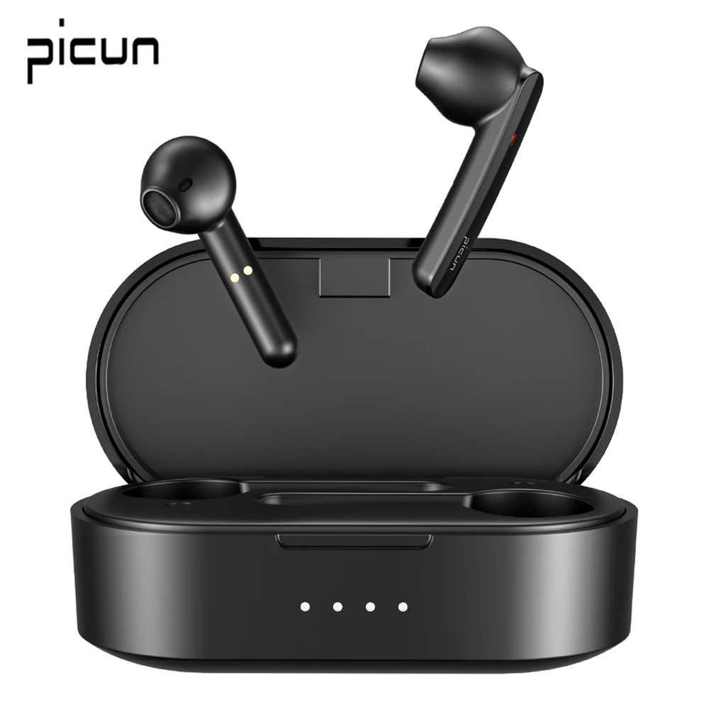 Picun W18 наушники вкладыши TWS Bluetooth беспроводные обеспечивают защиту от полу in ear спортивные гарнитуры микрофон