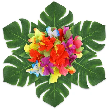 107 Pcs Tropical Party Decoration Set with Hawaiian Table Skirt Palm Leaves Hawaiian Flowers Tissue Pineapple Umbrellas and 3D F
107 Pcs Tropical Party Decoration Set with Hawaiian Table Skirt Palm Leaves Hawaiian Flowers Tissue Pineapple Umbrellas and 3D F
