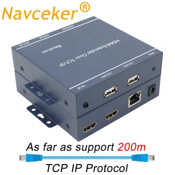2020 Best IP Network HDMI KVM Extender 200m with Loop Out 1080P RJ45 Ports HDMI Extender IR 660ft HDMI USB Extender Over Cat5e/6
2020 Best IP Network HDMI KVM Extender 200m with Loop Out 1080P RJ45 Ports HDMI Extender IR 660ft HDMI USB Extender Over Cat5e/6