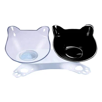 Cute Cat shape Elevated Bowls Durable Double Bowls Raised Stand Cat Feeding Watering Supplies Dog Feeder Pet Supplies 1PC
Cute Cat shape Elevated Bowls Durable Double Bowls Raised Stand Cat Feeding Watering Supplies Dog Feeder Pet Supplies 1PC
