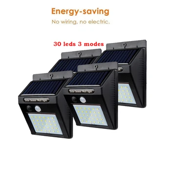 i2/4PCS 30 LED Solar Powered Motion Sensor Security Lamp Waterproof IP65 Outdoor Garden Light 500 LM guirlande lumineuse led li
i2/4PCS 30 LED Solar Powered Motion Sensor Security Lamp Waterproof IP65 Outdoor Garden Light 500 LM guirlande lumineuse led li