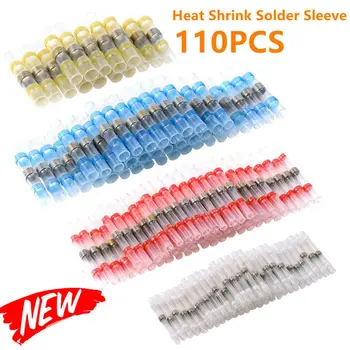 110PCS Practical Electrical Waterproof Seal Heat Shrink Butt Terminals Solder Sleeve Wire Connectors
110PCS Practical Electrical Waterproof Seal Heat Shrink Butt Terminals Solder Sleeve Wire Connectors