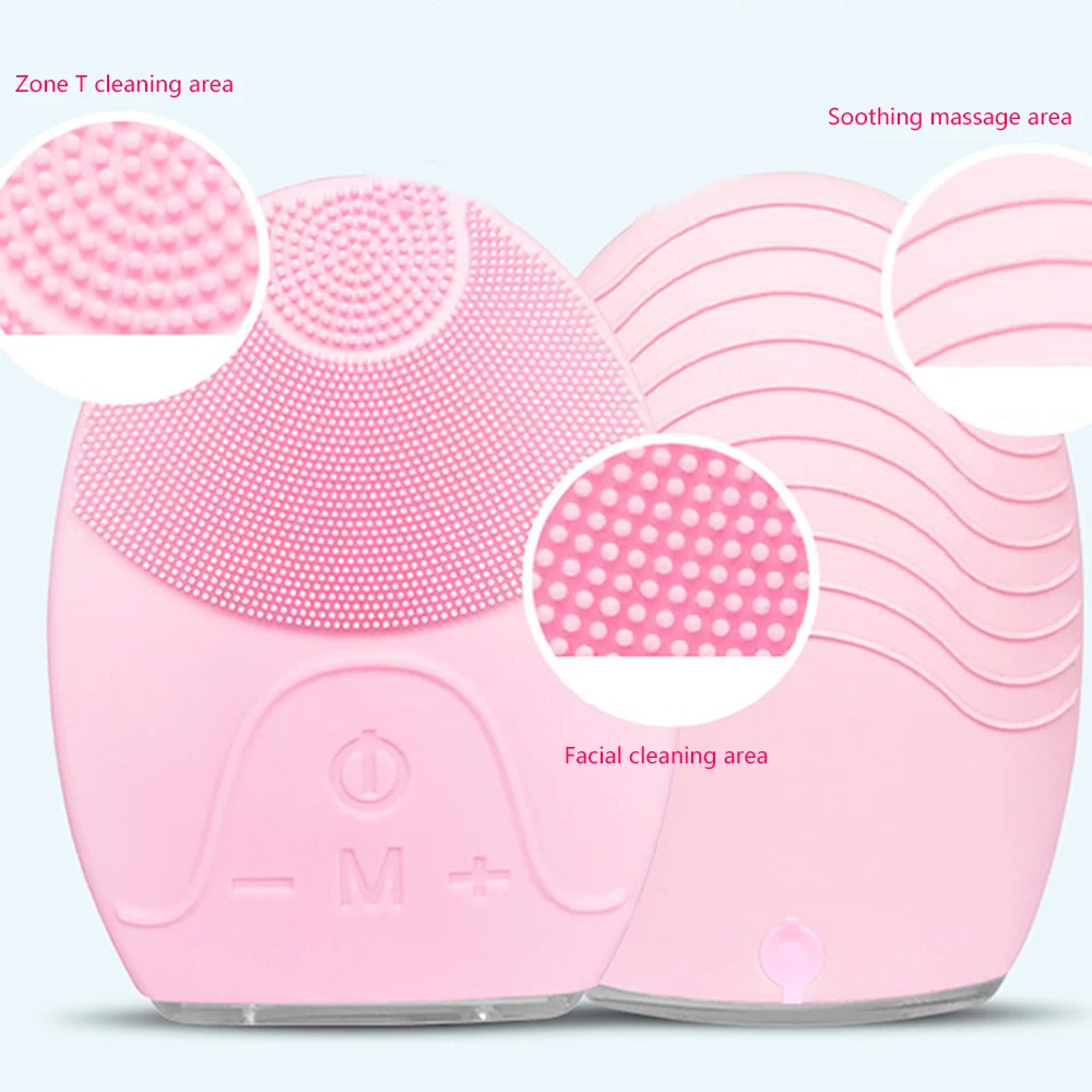 Electric Mini Facial Cleansing Massager Brush For Wash Face Cleanser Machine Deep Clean Silicone Cleaner Massage Device Tools
Electric Mini Facial Cleansing Massager Brush For Wash Face Cleanser Machine Deep Clean Silicone Cleaner Massage Device Tools