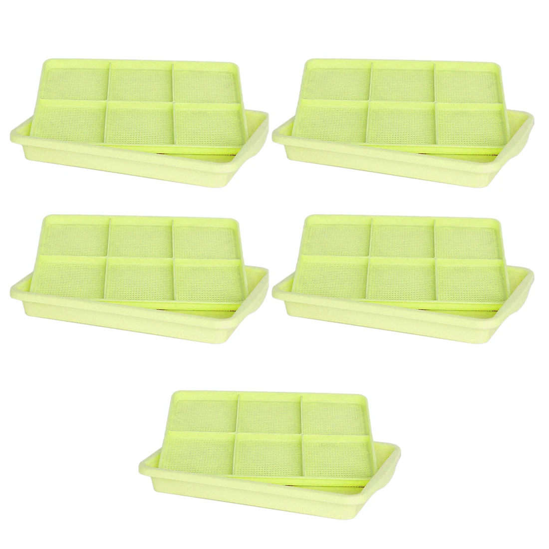 VICTMAX 5Pcs/set Seed Sprouter Nursery Tray Seed Germination Tray Box Seed Growing Plate - Green/Blue/Purple/Pink
VICTMAX 5Pcs/set Seed Sprouter Nursery Tray Seed Germination Tray Box Seed Growing Plate - Green/Blue/Purple/Pink