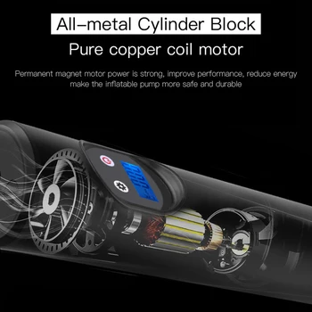 New Portable Professional Mini Auto Car Wireless Inflatable Pump Electric 12V LCD Digital Car Air Pumps Tire Inflator Car Bike P
New Portable Professional Mini Auto Car Wireless Inflatable Pump Electric 12V LCD Digital Car Air Pumps Tire Inflator Car Bike P