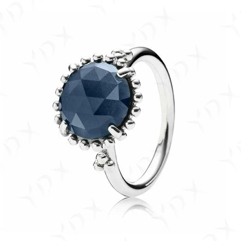 YinDX 925 sterling silver ring simple royal blue sparkling charm European women's wedding ring gift fine jewelry
YinDX 925 sterling silver ring simple royal blue sparkling charm European women's wedding ring gift fine jewelry
