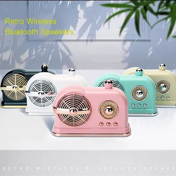 Mini Retro Bluetooth Speaker Wireless Super Bass Music Loudspeakers FKU66
Mini Retro Bluetooth Speaker Wireless Super Bass Music Loudspeakers FKU66