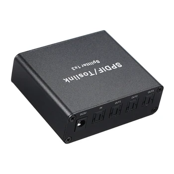 One Input 3 Outputs 1x3 SPDIF Toslink Optical Digital Audio Splitter Optical Switcher Support LPCM2.0 DTS
One Input 3 Outputs 1x3 SPDIF Toslink Optical Digital Audio Splitter Optical Switcher Support LPCM2.0 DTS