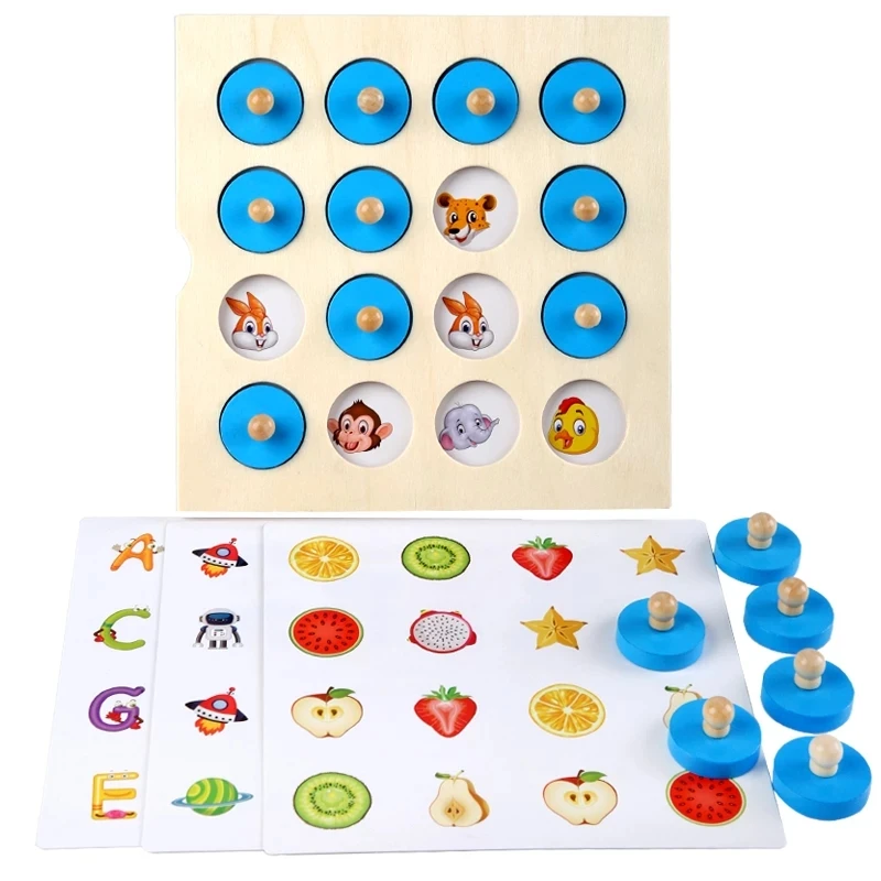 Montessori Memory Chess Game Match Family Party Casual Interaction Game Toy Puzzles Wooden Early Educational Children Kid Gift
Montessori Memory Chess Game Match Family Party Casual Interaction Game Toy Puzzles Wooden Early Educational Children Kid Gift