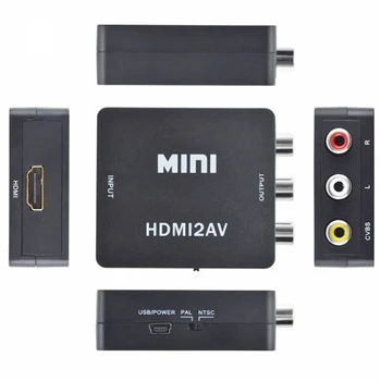 HDMI To RCA AV Audio Adapter Converter 3RCA 1080P Composite Video Audio with USB Charge Cable
HDMI To RCA AV Audio Adapter Converter 3RCA 1080P Composite Video Audio with USB Charge Cable