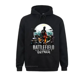 Men Men Battlefield Bad Company 2 Vietnam Humor Pullover Hoodie Battle Field War Shooter Games Sweater Streetwear Graphic