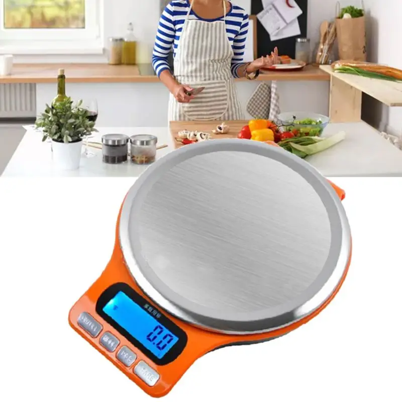 1/3/5Kg Digital Kitchen Scale 1000g/0.1g High Precision Measurement Electronic LCD Backlight Display Food Balance Multifunction
1/3/5Kg Digital Kitchen Scale 1000g/0.1g High Precision Measurement Electronic LCD Backlight Display Food Balance Multifunction