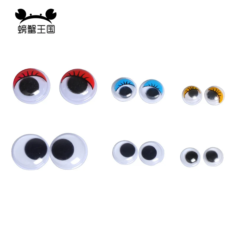 100pcs Vivid Plastic Eyelashes Wiggly Wobbly Googly Eyes Movable Eye Dolls Accessories for Toys DIY Craft Decoration
100pcs Vivid Plastic Eyelashes Wiggly Wobbly Googly Eyes Movable Eye Dolls Accessories for Toys DIY Craft Decoration
