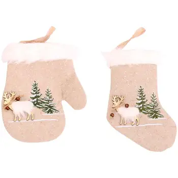 2pcs Exquisite Xmas Lovely Glove Pouch Stocking Pouch Sock Bag Glove Bag for Decoration Christmas Gift
2pcs Exquisite Xmas Lovely Glove Pouch Stocking Pouch Sock Bag Glove Bag for Decoration Christmas Gift