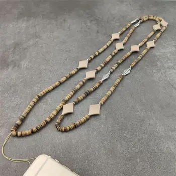 Long Mobile Phone Coconut shell Bead Phone ID Card Badge Holders DIY Fashion Jewelry Accessory for summer beach necklace
Long Mobile Phone Coconut shell Bead Phone ID Card Badge Holders DIY Fashion Jewelry Accessory for summer beach necklace