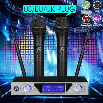 Professional UHF Dual Channel Wireless Handheld Microphone Easy-to-use Stage Karaoke Wireless Microphone System
Professional UHF Dual Channel Wireless Handheld Microphone Easy-to-use Stage Karaoke Wireless Microphone System